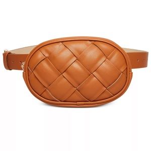 Steve Madden Basket Weave Belt Bag L